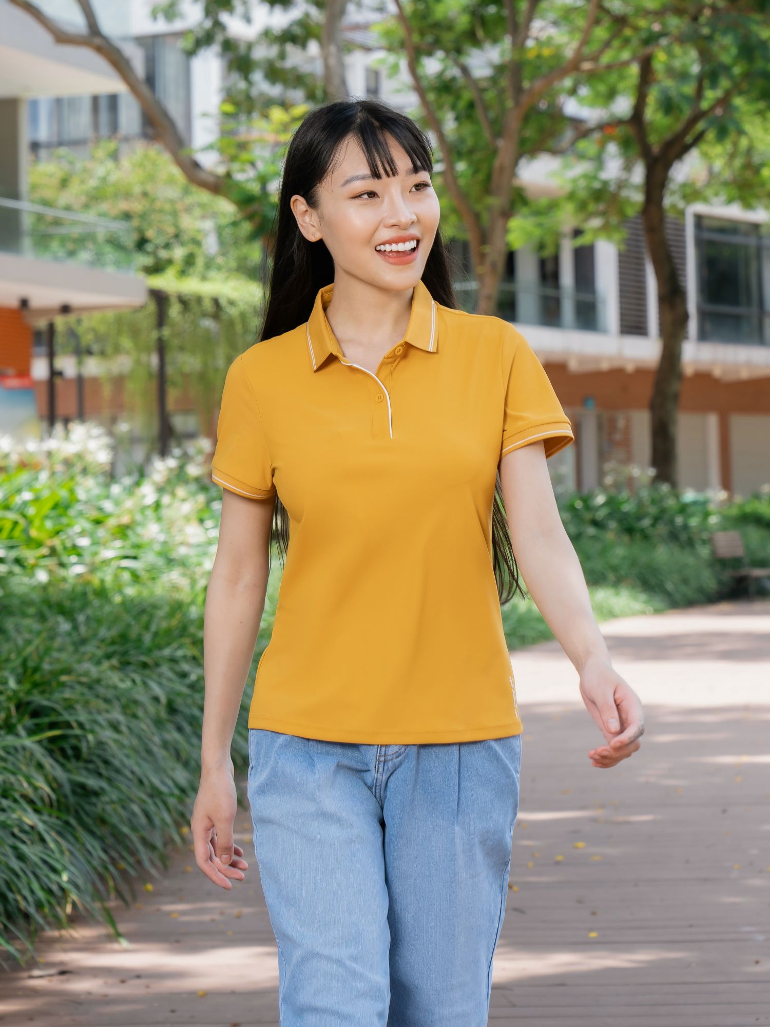 Áo Polo Nữ Airycool Dáng Ôm Siêu Mát