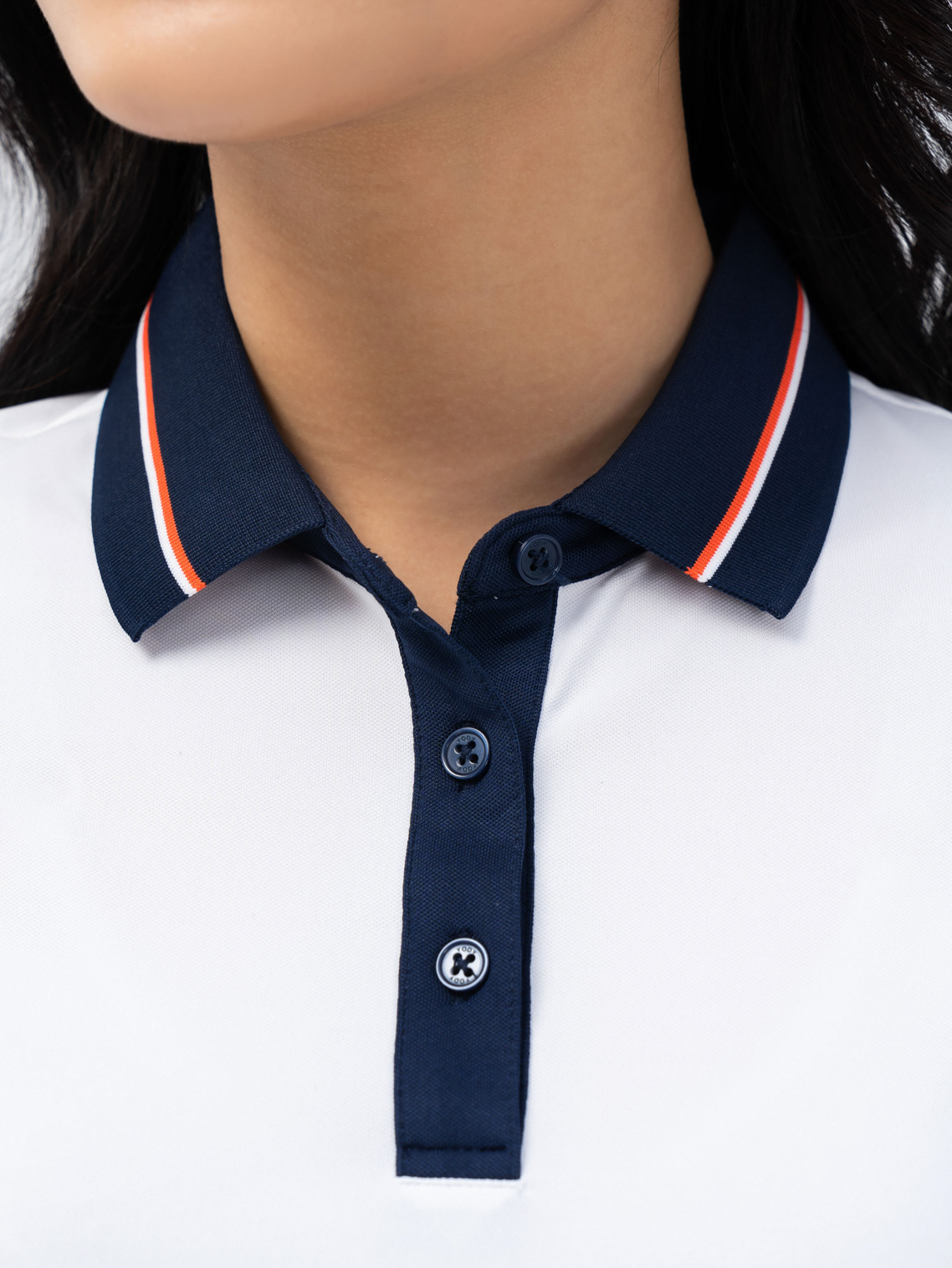 Áo Polo Nữ Coolmax Thoáng Mát Bo Cổ Phối Màu