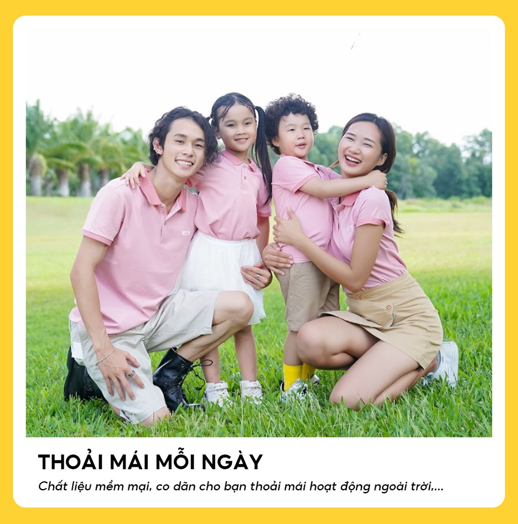 Áo polo nữ mắt chim phối bo