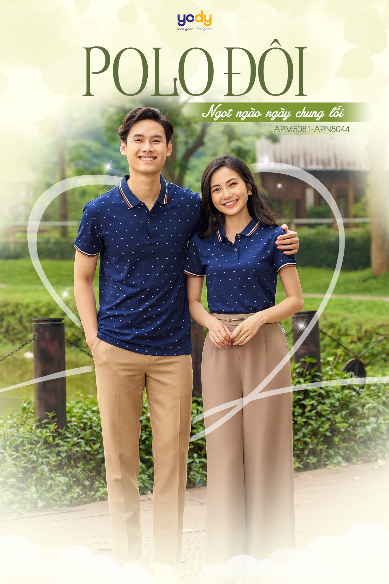 áo polo đôi yody