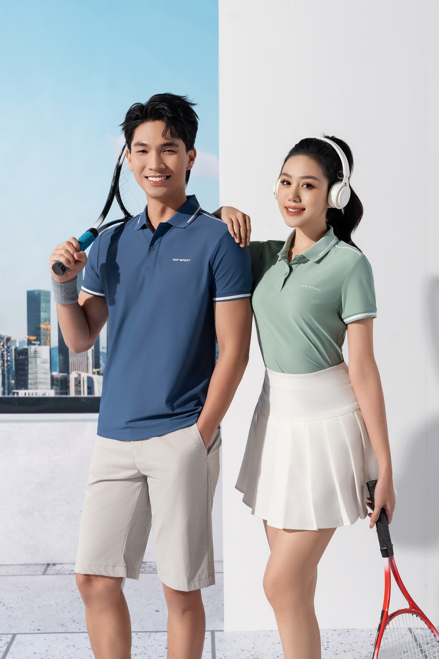 Áo Polo Thể Thao Nữ Airycool Điều Hoà Phối Lé Nổi Bật