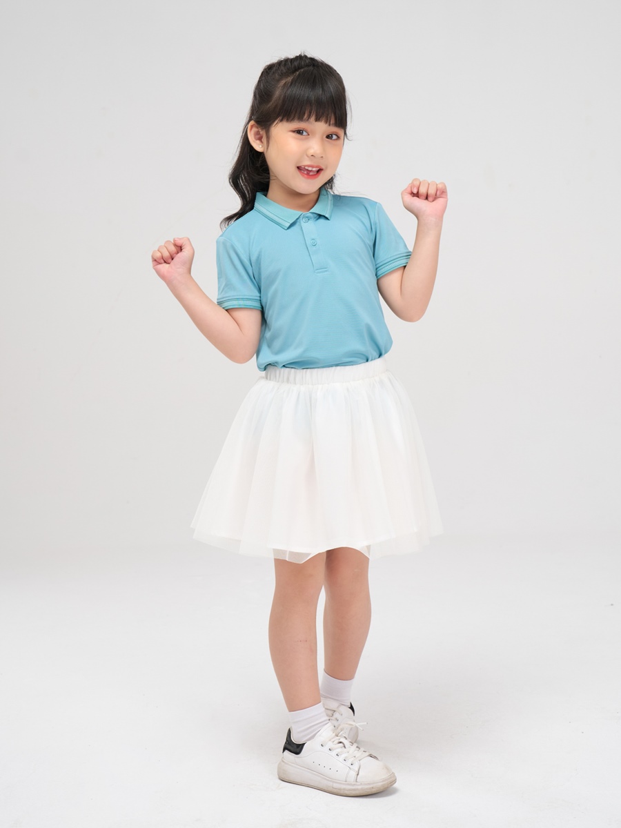 Áo Polo Trẻ Em Coolmax Phối Cổ