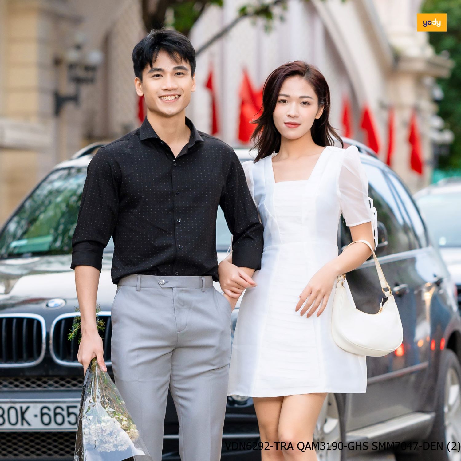 Sơ Mi Dài Tay Nam Họa Tiết Nhí