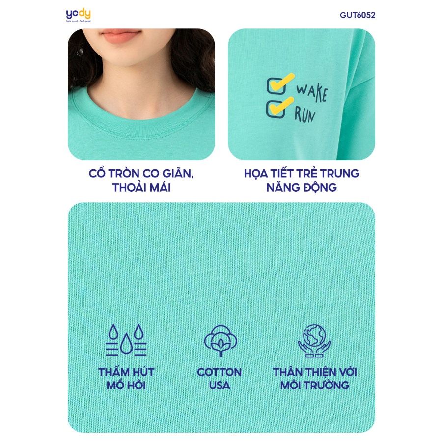 Áo Thun Unisex YOGUU In Breakfast Cotton USA