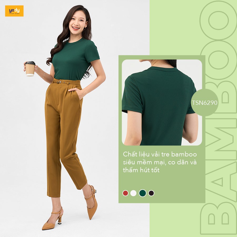 Áo T-shirt Nữ Thun Ôm Vải Bamboo