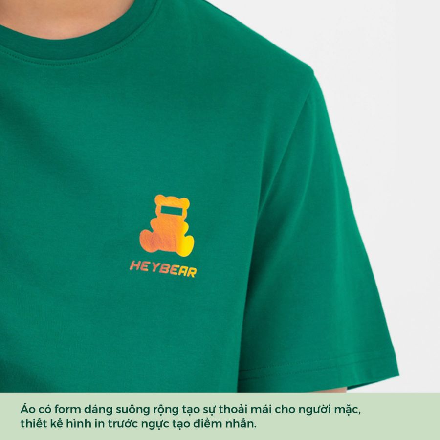 Áo Phông Nữ Cotton Dáng Suông BCI In Gấu Đẹp