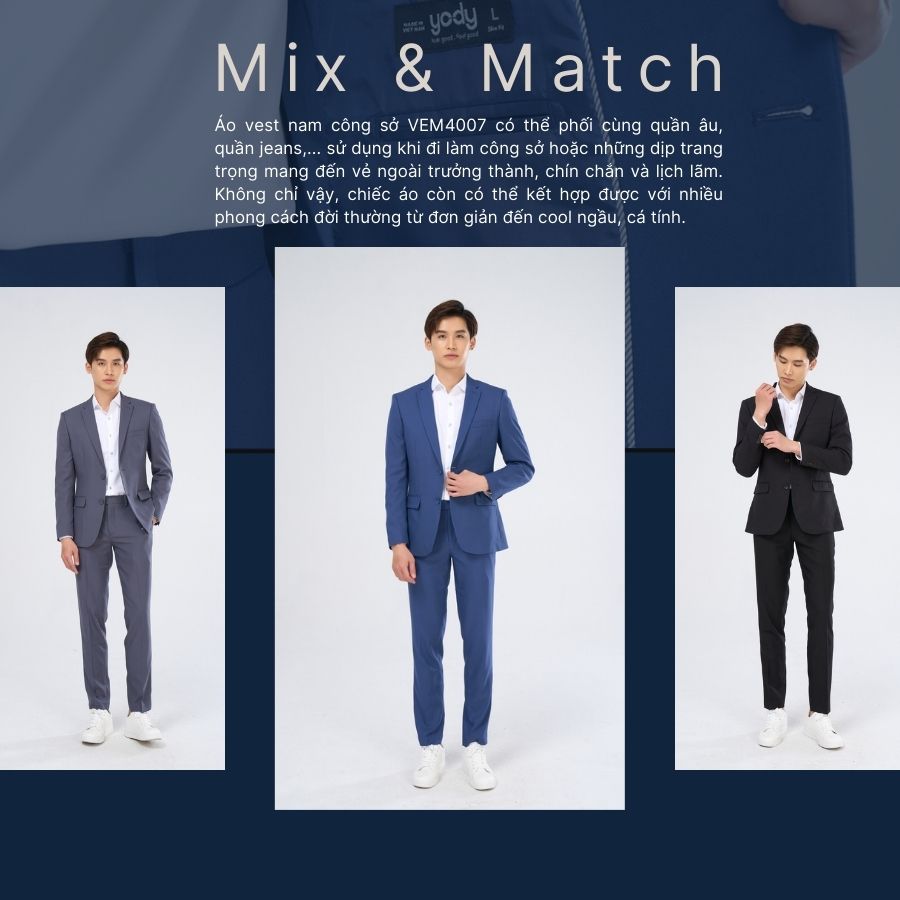 Áo Vest Nam Nano Công Sở Trẻ Trung