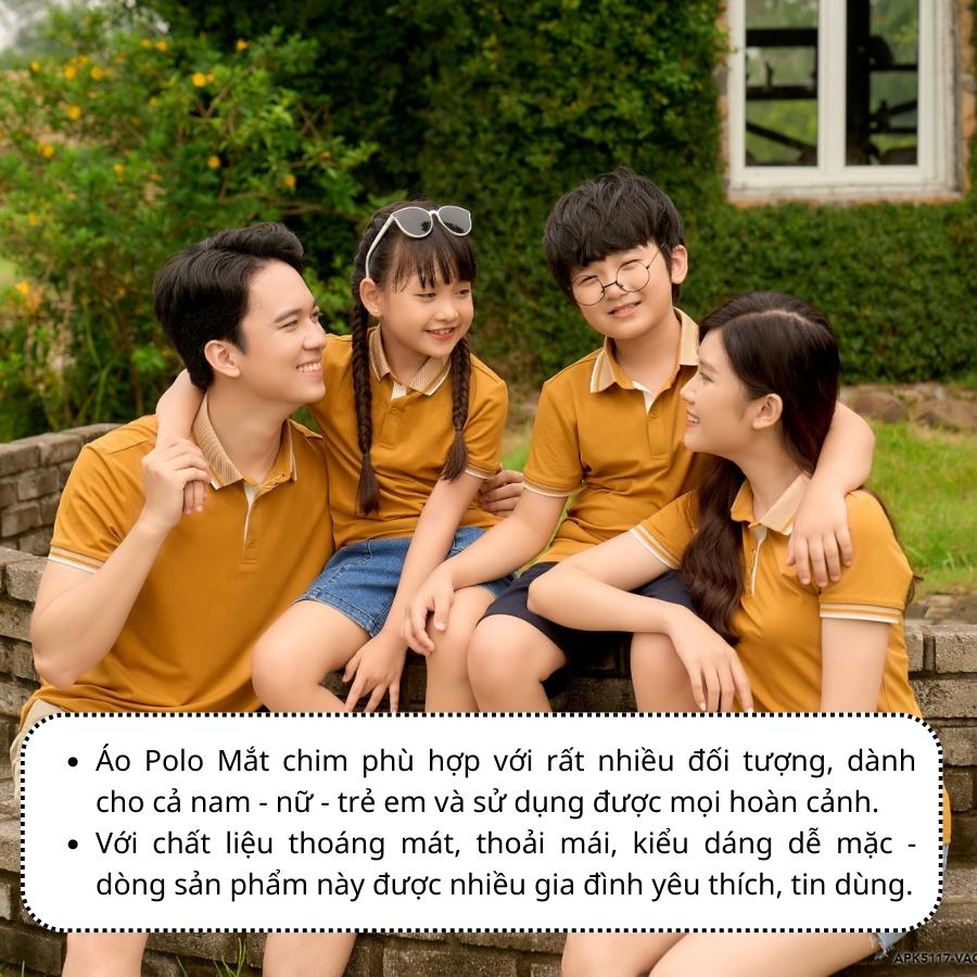 Áo Polo Nam Pique Mắt Chim Melange Phối Nẹp