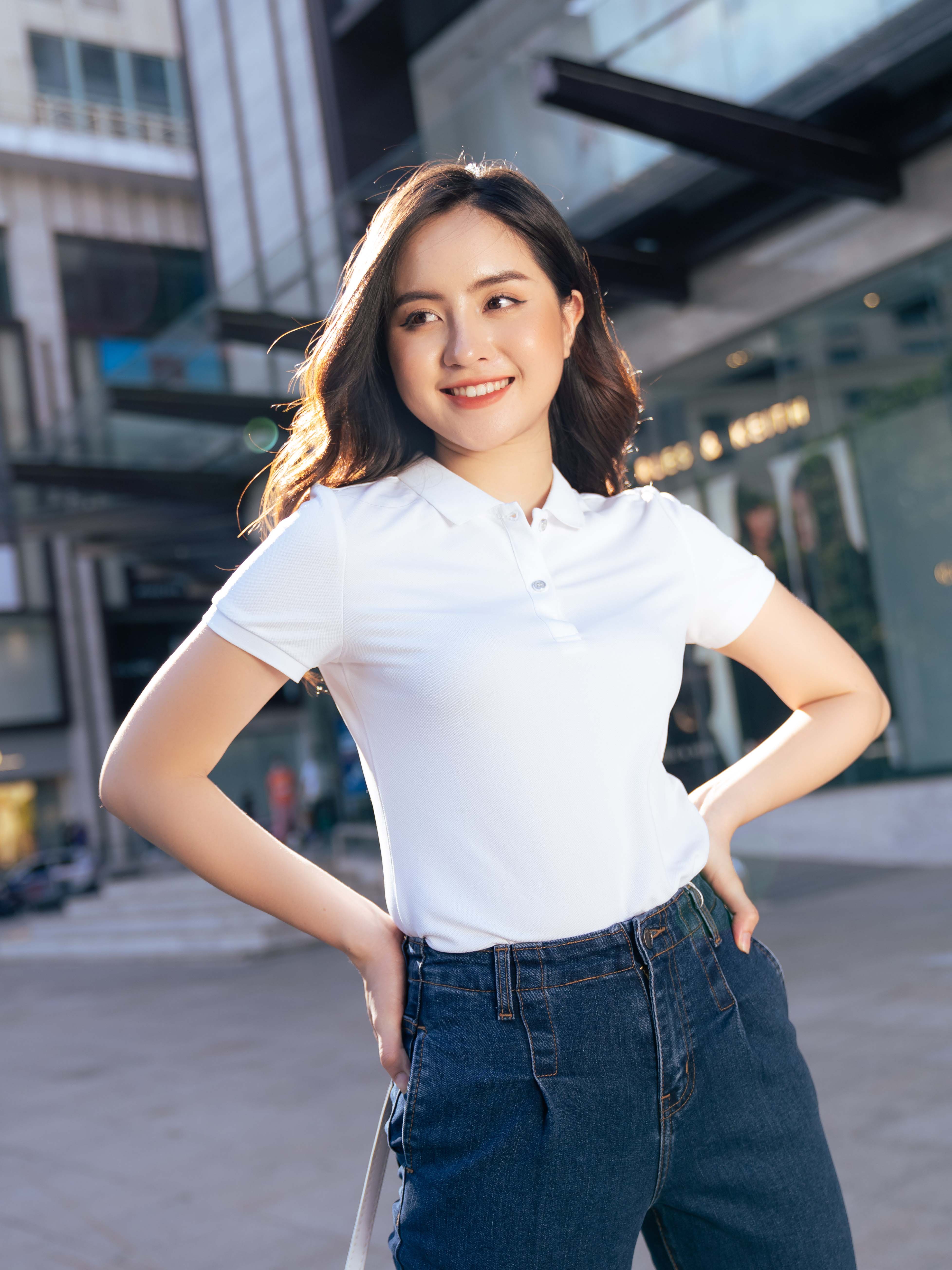 Áo Polo Nữ Cafe Cổ Trơn Siêu Nhẹ Thoáng Khí