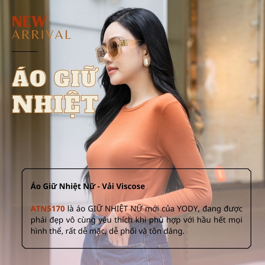 Áo Giữ Nhiệt Nữ Cổ Tròn