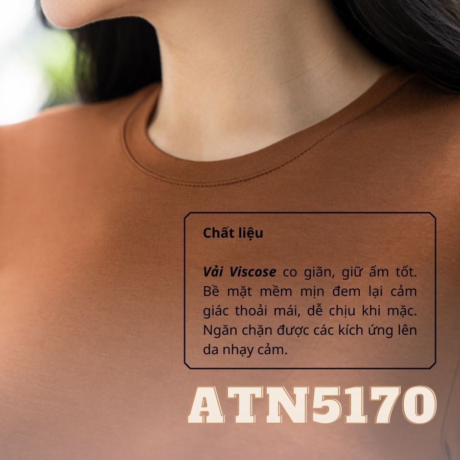 Áo Giữ Nhiệt Nữ Cổ Tròn