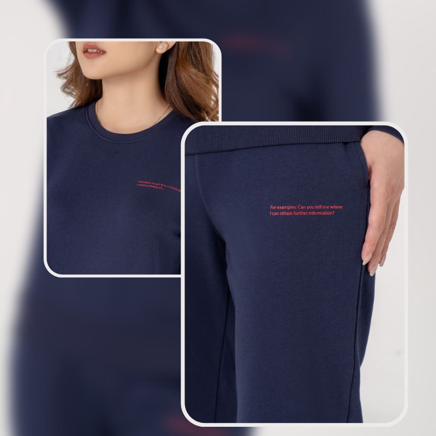 Bộ Thu Đông Nữ Basic Chất Nỉ Mềm Mại