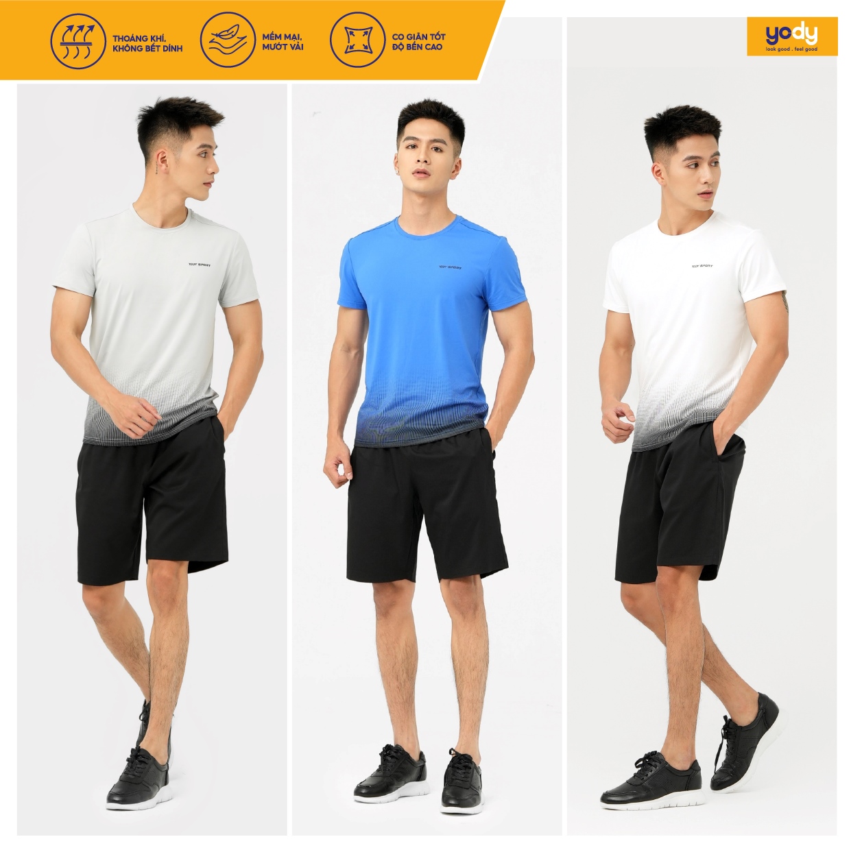 Bộ Đồ Thể Thao Nam In Họa Tiết