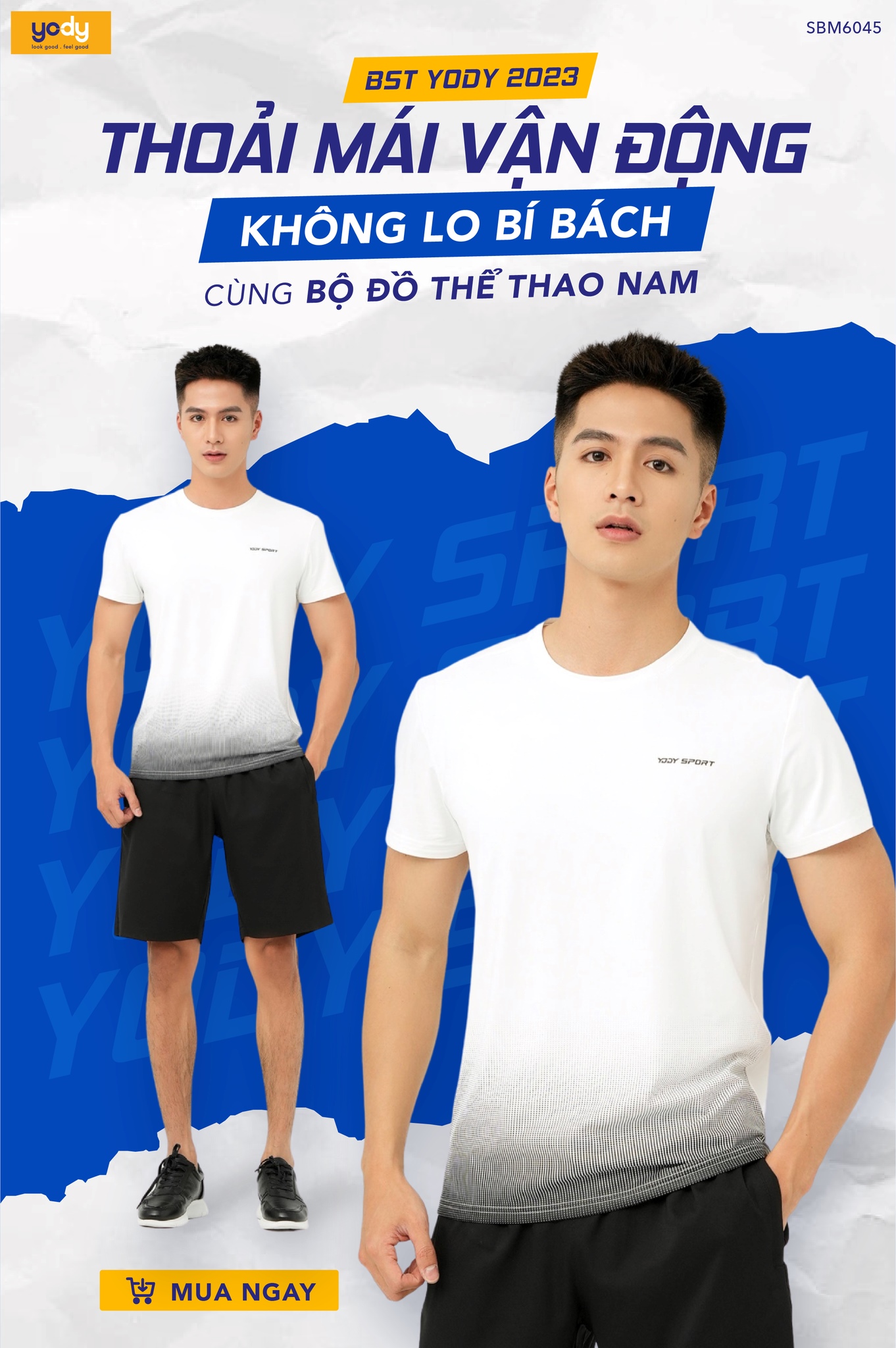 Bộ Đồ Thể Thao Nam In Họa Tiết