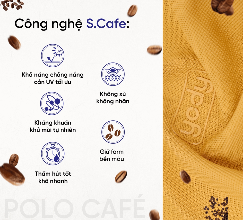 Áo Polo Nữ Cafe Thể Thao Phối Vai
