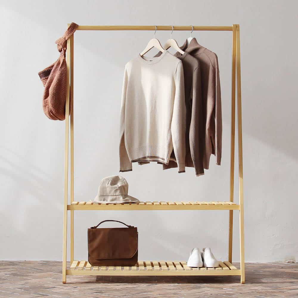 phơi quần áo trong nhà