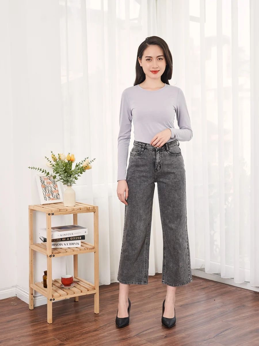 Giày nữ phối quần tây