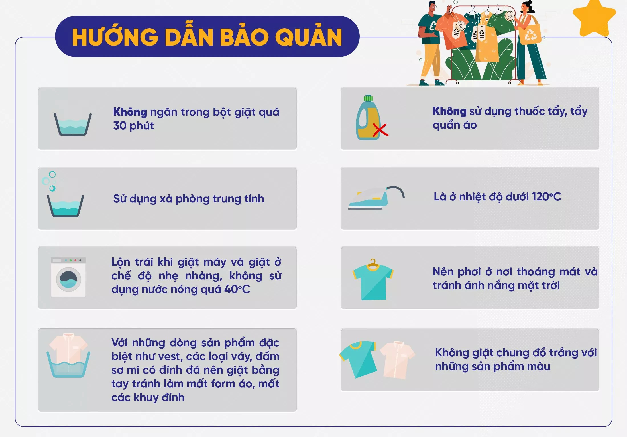hướng dẫn bảo quản áo polo