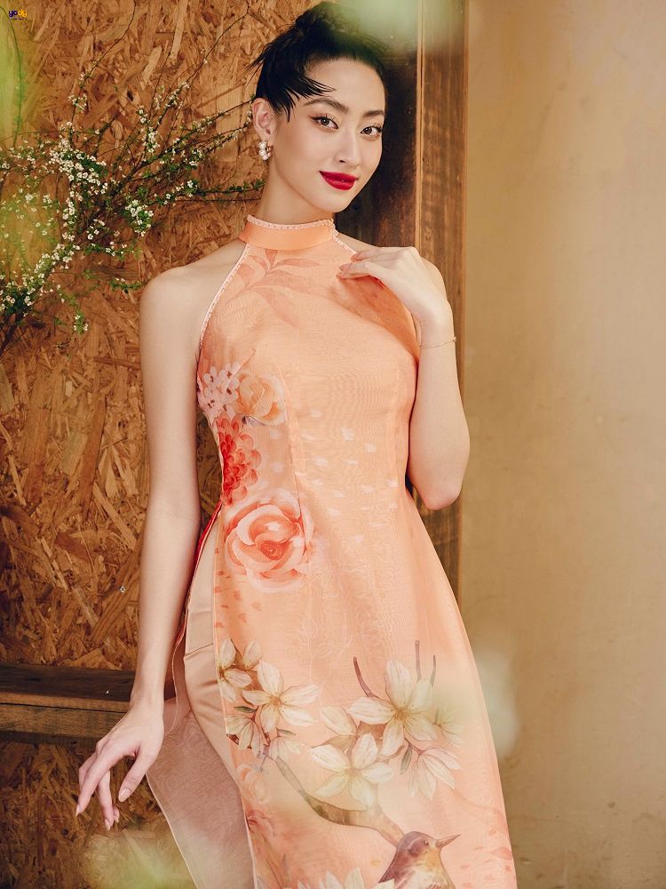 Áo dài cổ yếm - Kiểu áo dài đẹp trẻ trung thời thượng