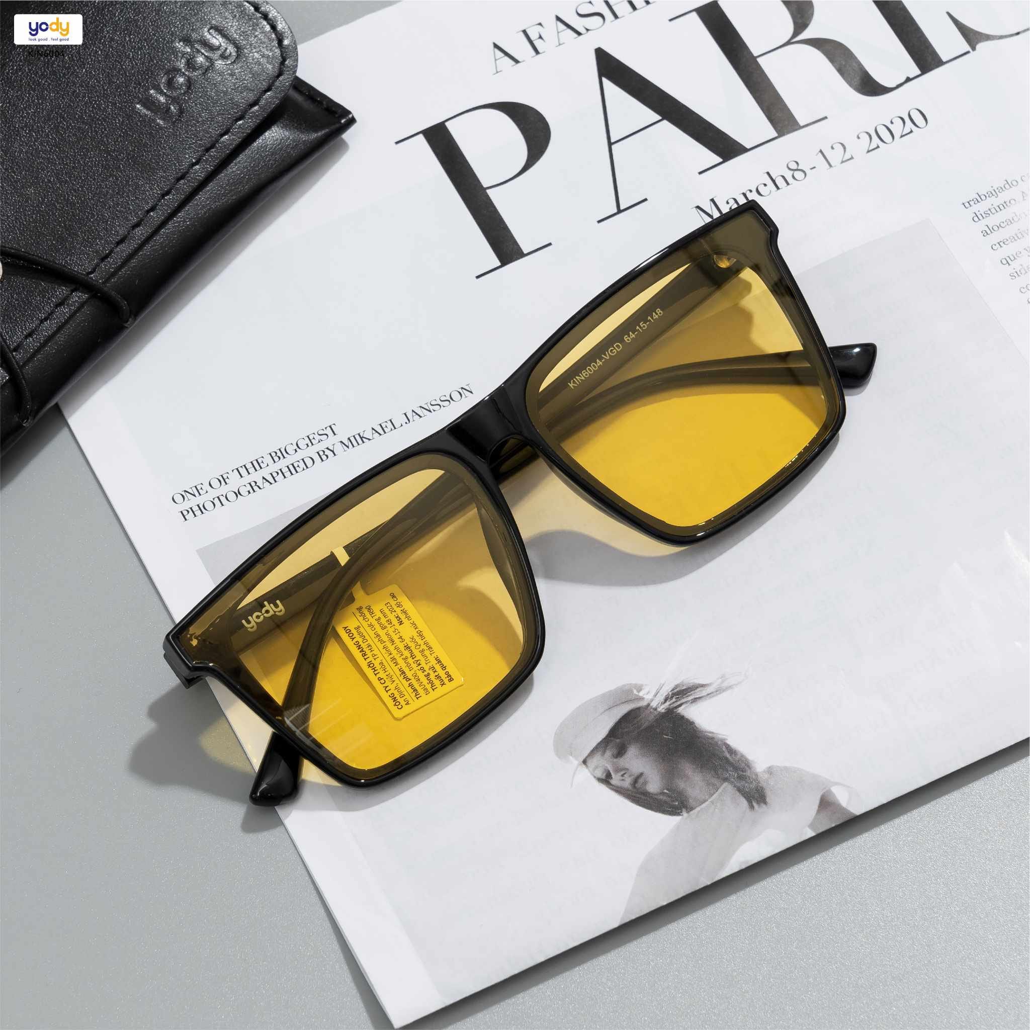 Kính Râm Phân Cực Chống Tia Uv Mắt Vuông