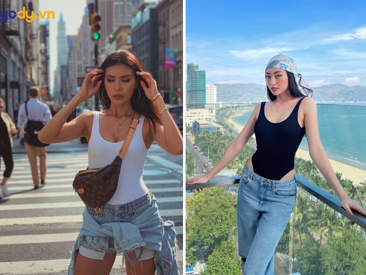 mặc jumpsuit đi vệ sinh thế nào