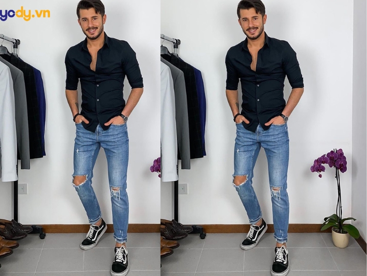 Mặc Quần Jean Đi Dự Tiệc Cưới Nam