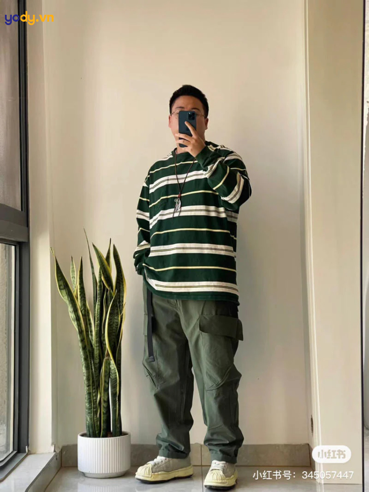 Cách mix đồ cho chàng nấm lùn dáng béo