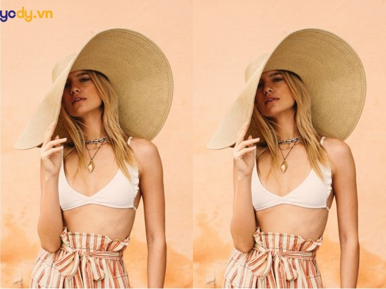 mix đồ đi biển cho người gầy