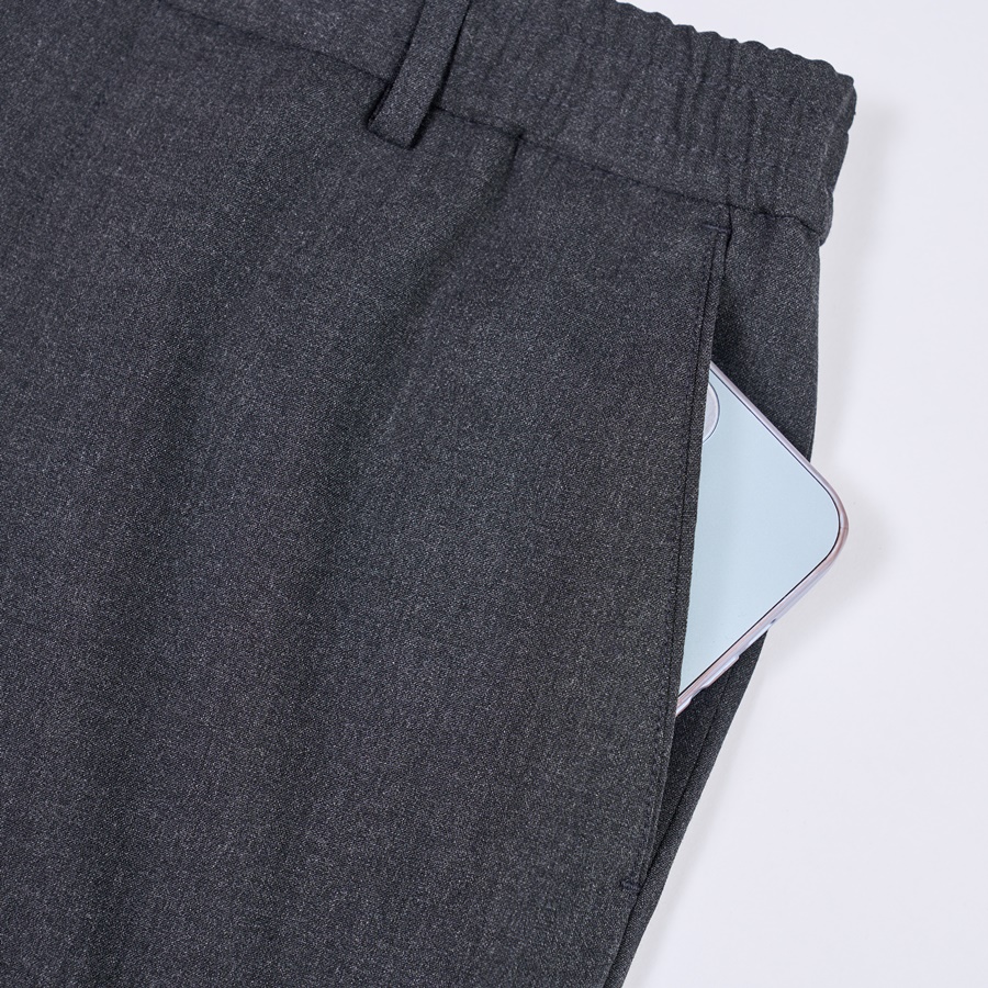 Quần âu nam phối cạp chun siêu tiện lợi