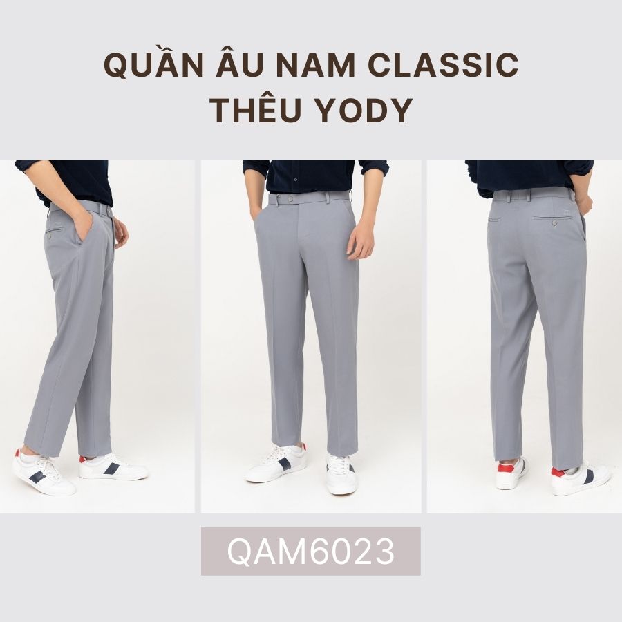 Quần Âu Nam Classic Thêu Yody