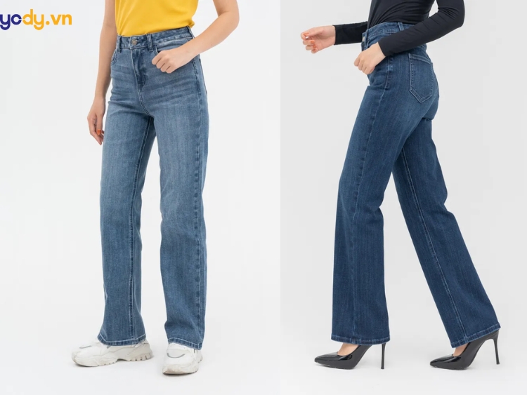 quần jean cho người béo bụng