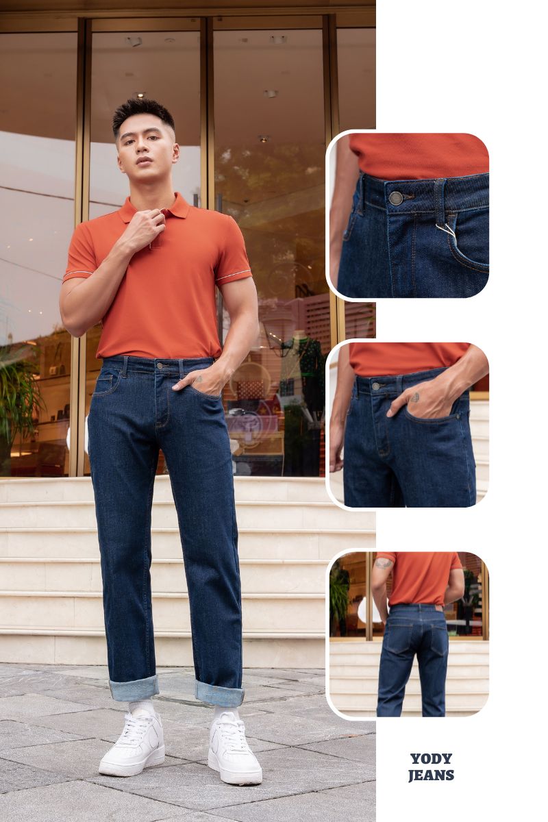 quần jean nam yody