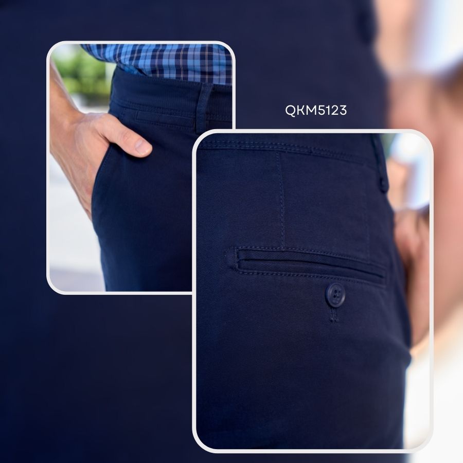 quần kaki nam dáng slim