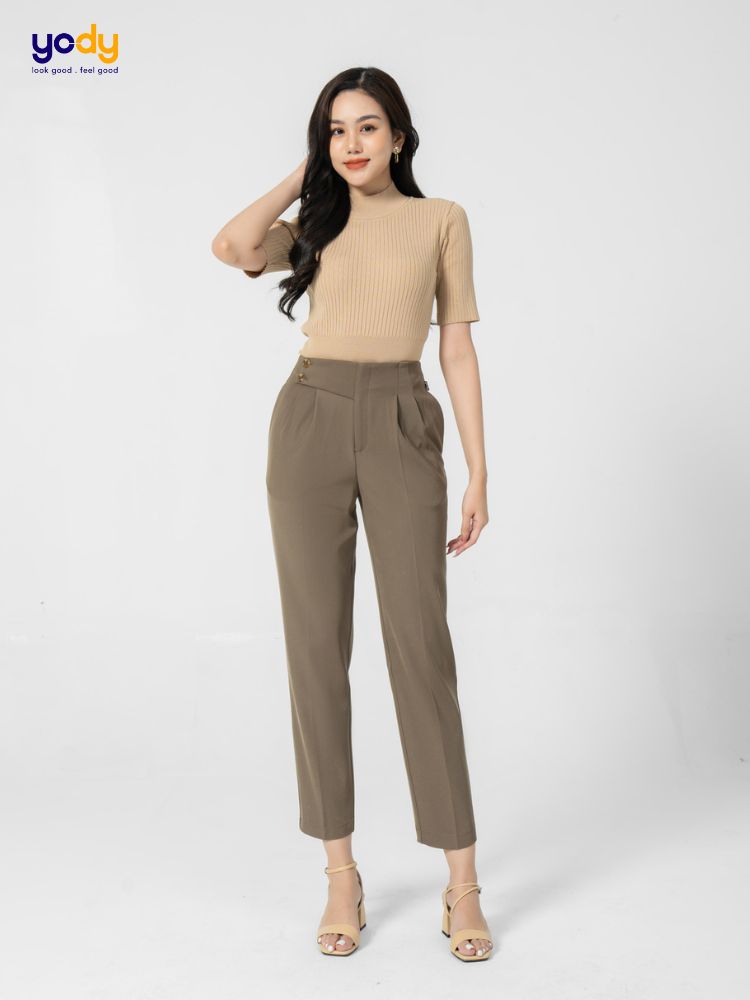 Quần âu nữ baggy