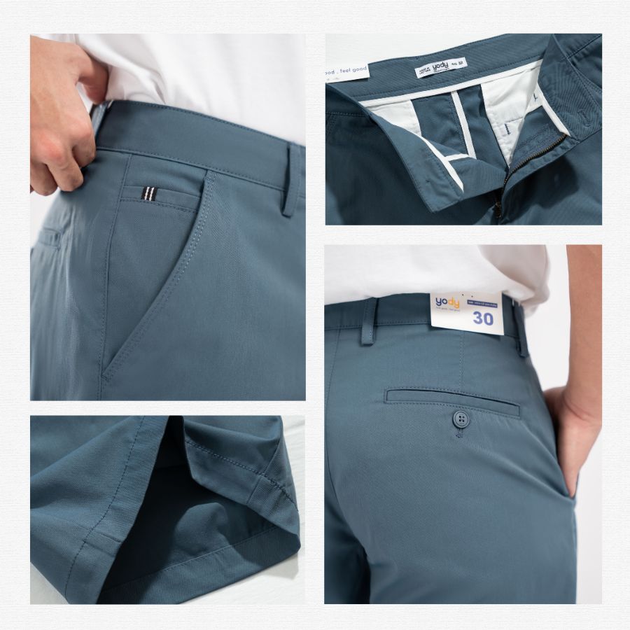 Quần Short Nam Phối Túi Sườn