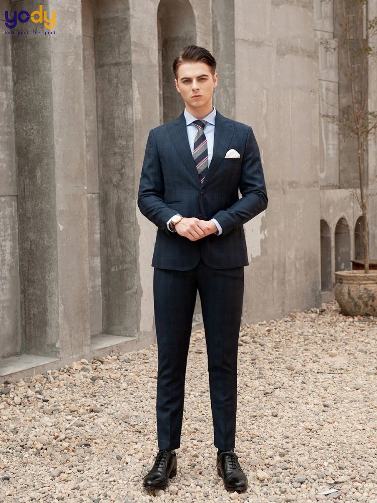 Áo vest xanh navy Venesto