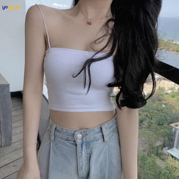 Gấp đôi quyến rũ với áo dây croptop