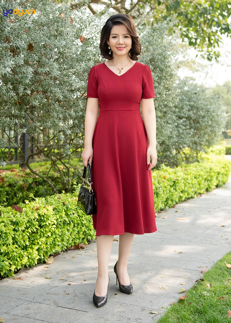 Đầm dáng dài xinh đẹp