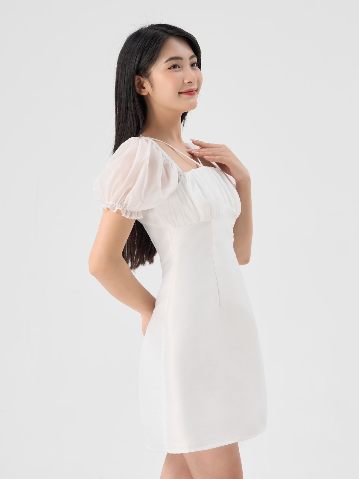 Đầm Tiệc Nữ Nhún Ngực