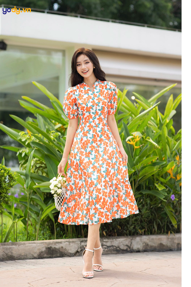 Các kiểu đầm voan dịu dàng