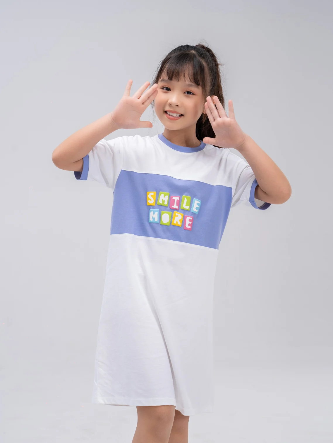 Vui chơi thật dễ dàng cùng váy cotton dáng suông