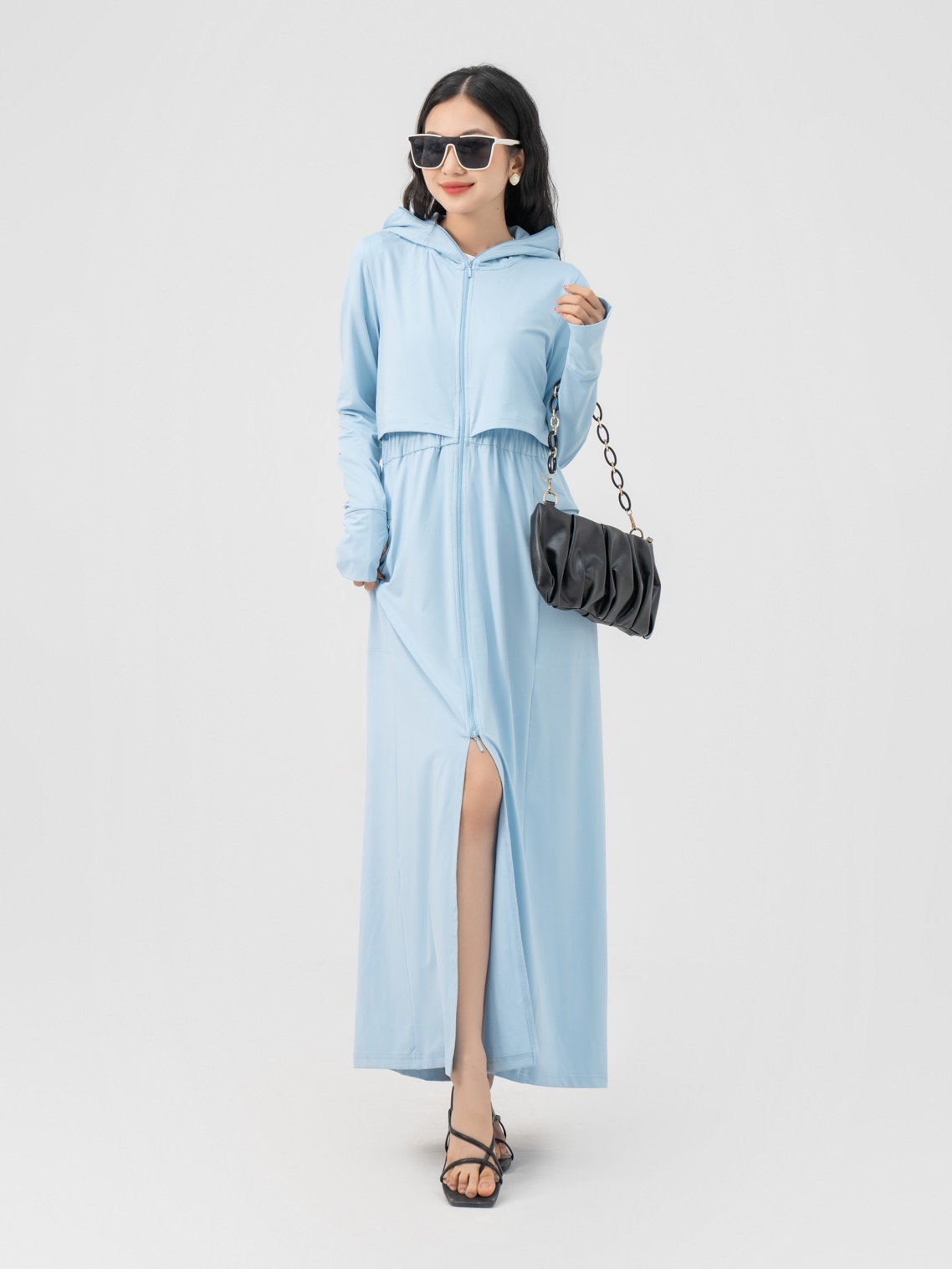 Áo Chống Nắng Nữ Dáng Dài Thoáng Khí