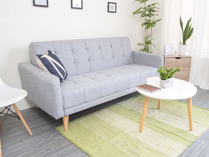 Bộ sofa phòng khách màu ghi xám phù hợp mọi phong cách