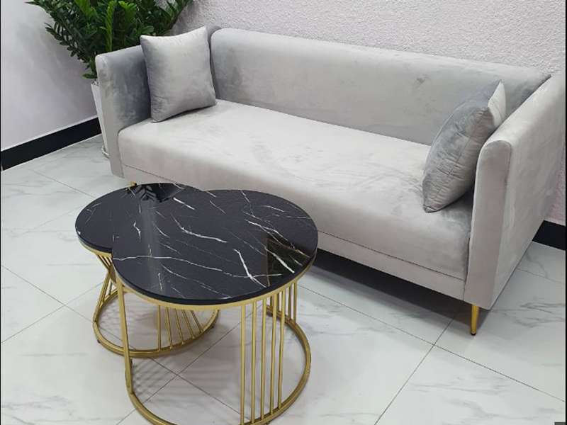 Bộ sofa vải nhung sang trọng, cao cấp