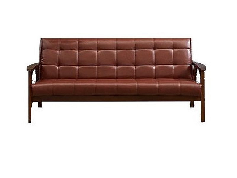 Ghế sofa băng bằng da tạo được sử dụng tại nhiều quán cafe hiện nay 