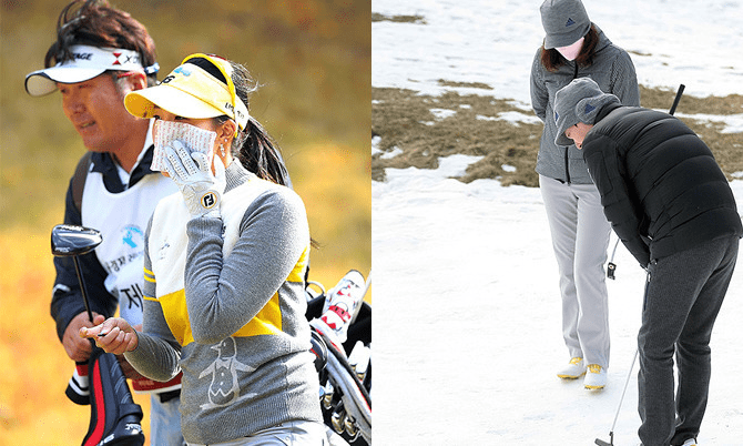 Chơi golf mùa đông