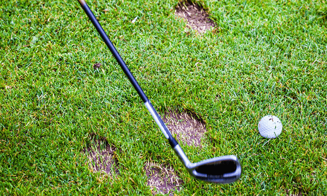 Điều kiện sân golf bất thường