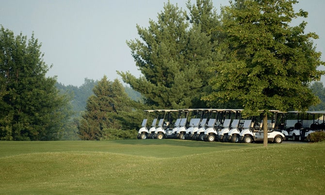 Đọc dòng chảy trong một vòng chơi golf