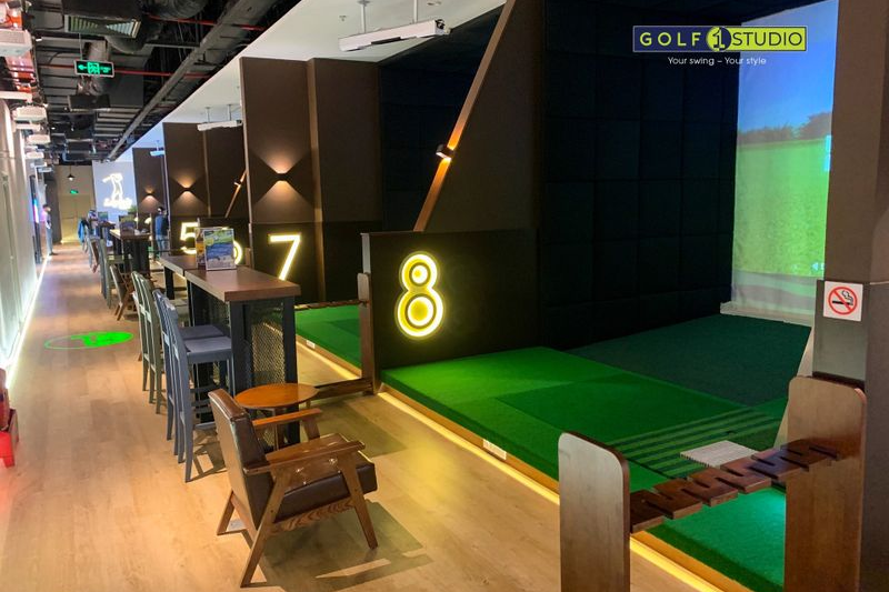 phòng golf mô phỏng 3D