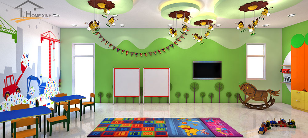 Thiết kế lớp học mầm non